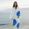 Aston Studio Heidi Dress - Foam/Celeste