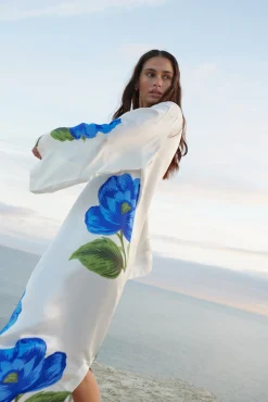 Aston Studio Heidi Dress - Foam/Celeste