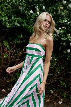 Aston Studio Rue Dress - Baby/Forest Stripe