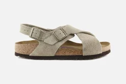 Birkenstock Tulum SFB Suede (Regular) - Taupe