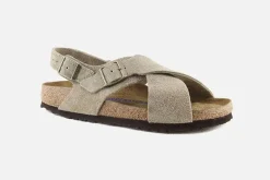 Birkenstock Tulum SFB Suede (Regular) - Taupe