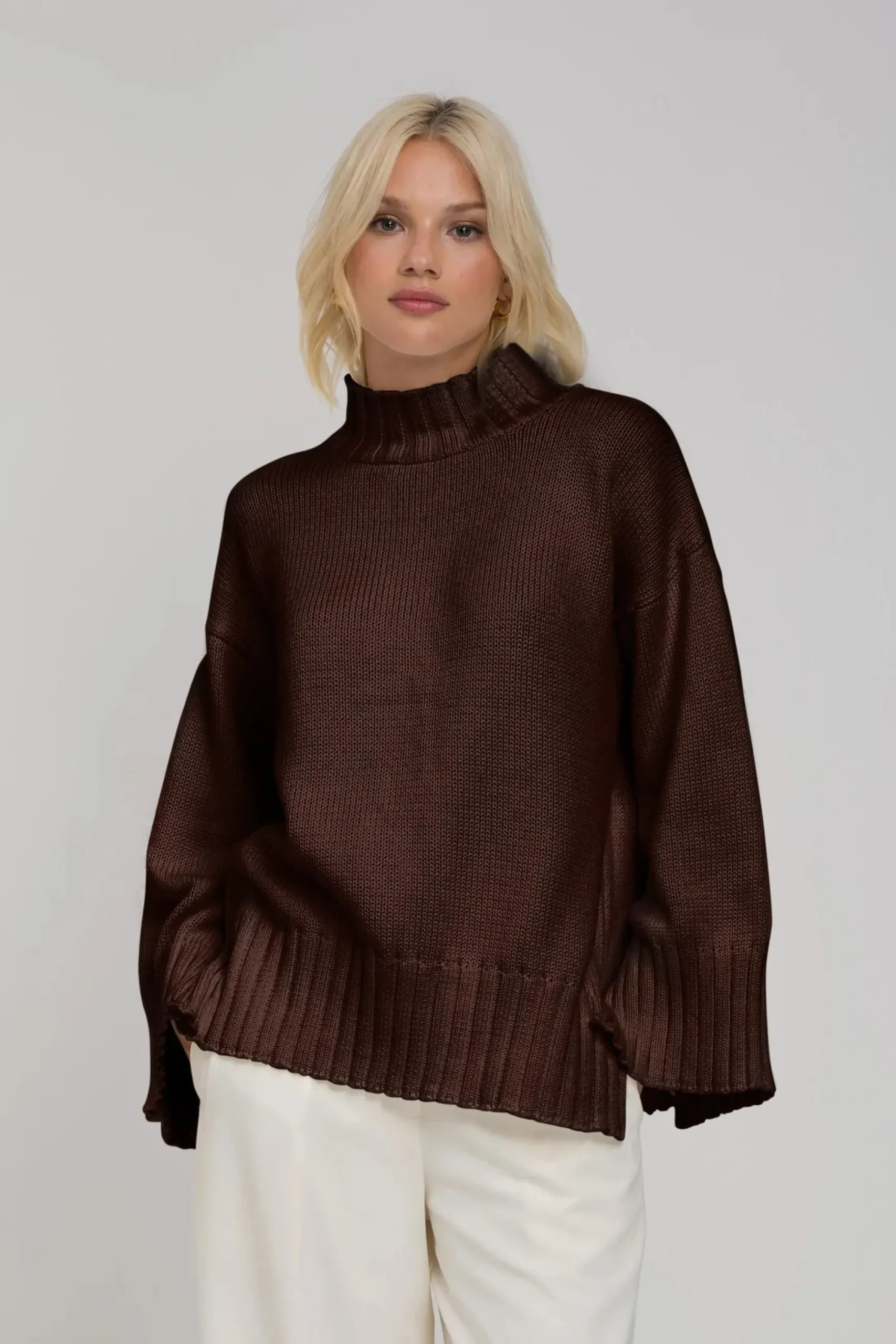 Blak The Label Bring It Back Jumper - Chocolate