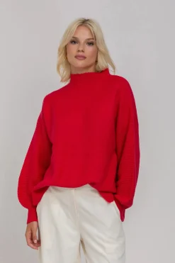 Blak The Label Goodbye Kiss Sweater  - Red