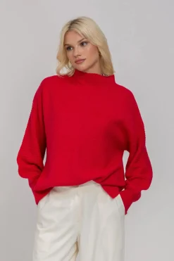 Blak The Label Goodbye Kiss Sweater - Red