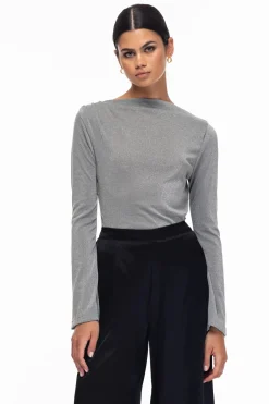 BLAK the Label Shaped By You Top - Grey