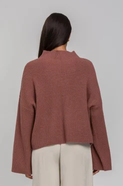 Blak The Label United Allure Sweater - Rosy Brown