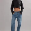 Caitlin Crisp Boyfriend Jean - Denim Glitter