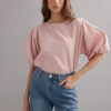 Caitlin Crisp Coastline Top - Dusty Rose