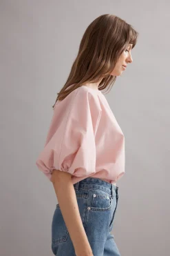 Caitlin Crisp Coastline Top - Dusty Rose