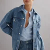 Caitlin Crisp Cody Jacket - Denim Glitter