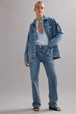 Caitlin Crisp Cody Jacket - Denim Glitter