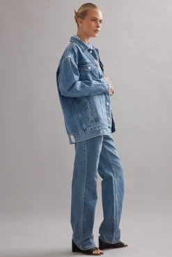 Caitlin Crisp Cody Jacket - Denim Glitter