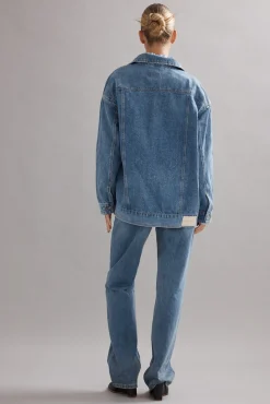 Caitlin Crisp Cody Jacket - Denim Glitter