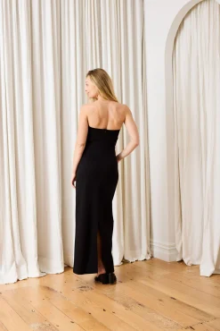 Caitlin Crisp Oscar Dress - Black Ponte