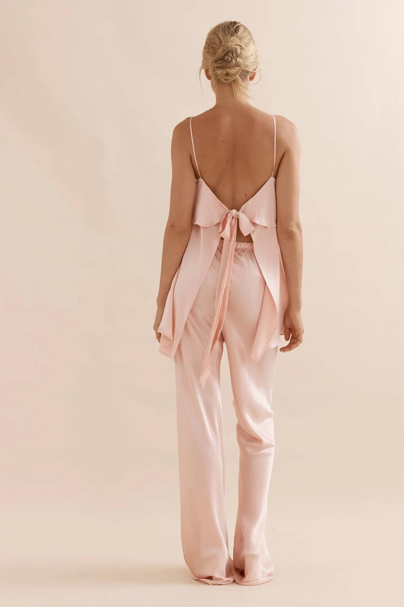 Caitlin Crisp Rio Tank - Pink Silk