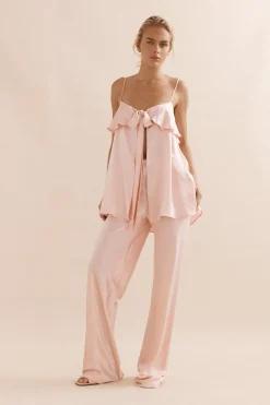 Caitlin Crisp Rio Tank - Pink Silk