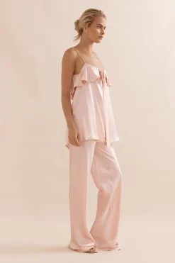 Caitlin Crisp Rio Tank - Pink Silk