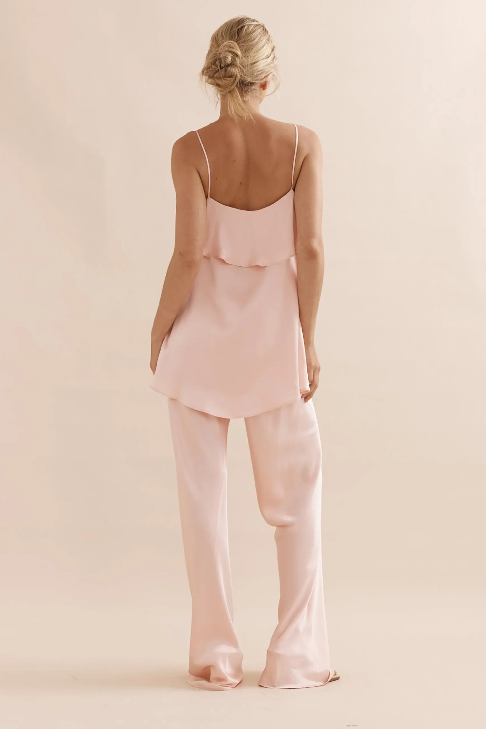 Caitlin Crisp Rio Tank - Pink Silk