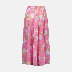 Caitlin Crisp Sunset Skirt - Watercolour Floral