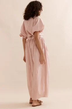 Caitlin Crisp Tulip Skirt - Dusty Rose