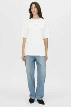 Camilla & Marc Bloom Embroidered Tee - White