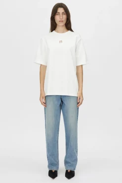 Camilla & Marc Bloom Embroidered Tee - White
