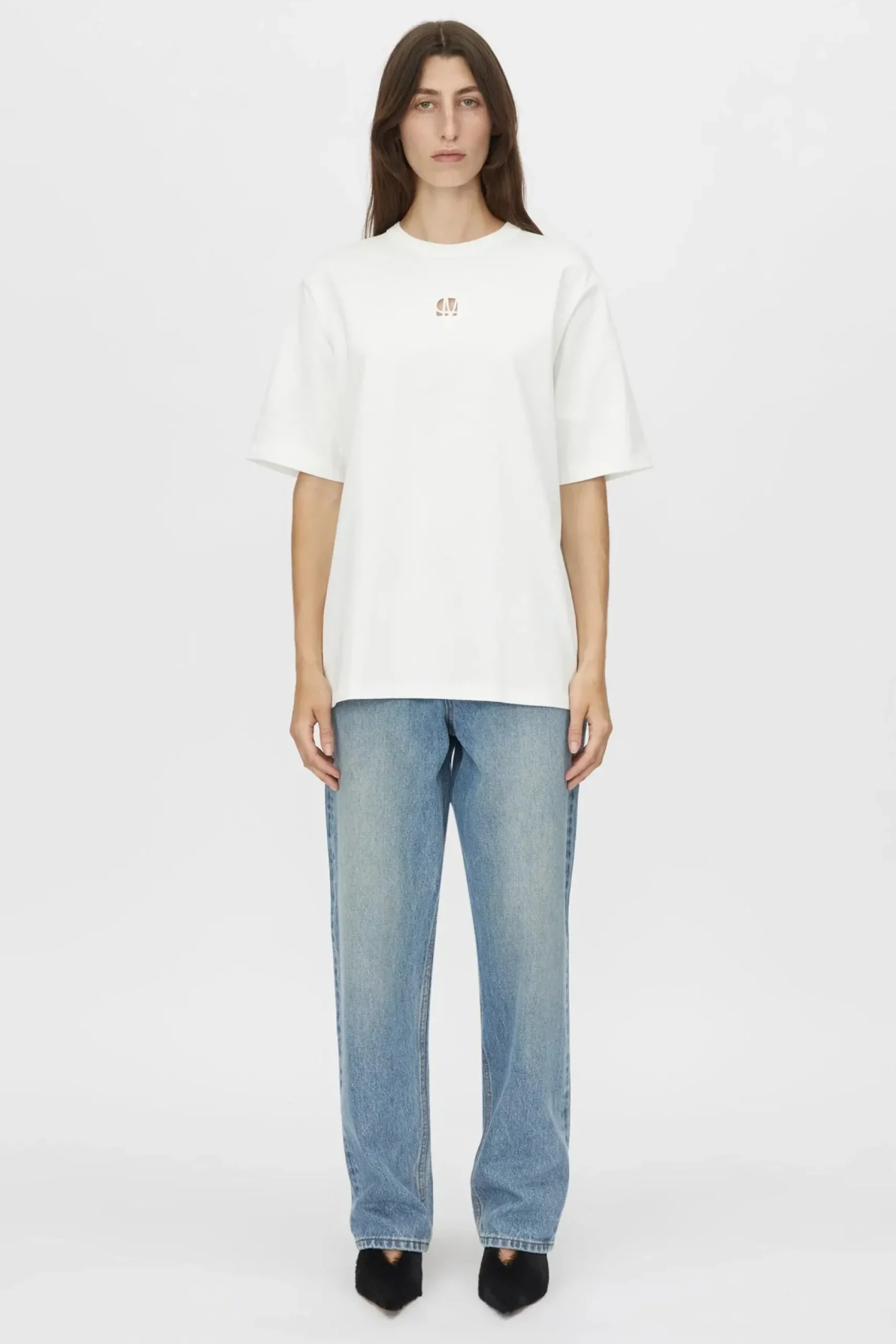 Camilla & Marc Bloom Embroidered Tee - White