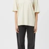 Camilla & Marc Monica Oversized Graphic Tee - Stone