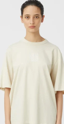 Camilla & Marc Monica Oversized Graphic Tee - Stone