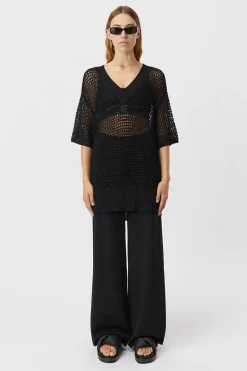 Camilla and Marc Dela Oversized T-Shirt - Black