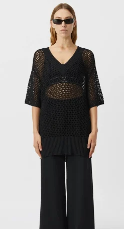 Camilla and Marc Dela Oversized T-Shirt - Black
