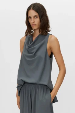 Camilla and Marc Essence Top - Steel