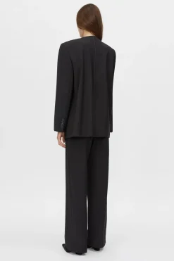 Camilla and Marc Houston Collarless Blazer - Black
