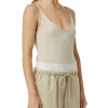 Camilla and Marc Nora Rib Bodysuit - Taupe/Marle
