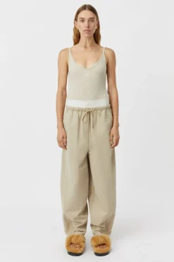 Camilla and Marc Nora Rib Bodysuit - Taupe/Marle