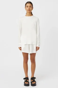 Camilla and Marc Simone Long Sleeve Top - Soft White