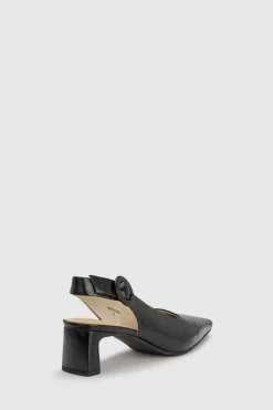Chaos & Harmony Kind Heel - Black Croc