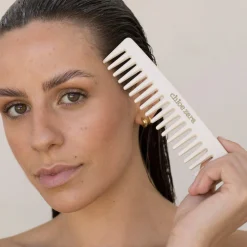 Chloe Zara Hair Wide Tooth Comb - Bone