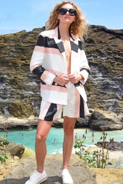 Cooper Hey Shorty Short - Black/Pink Stripe