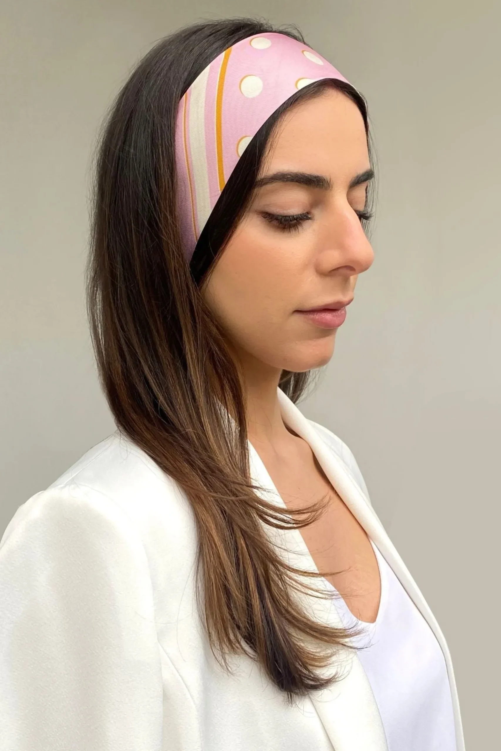 Dark Hampton X Kathryn Wilson Amalfi Silk Twillies - Pink/Orange