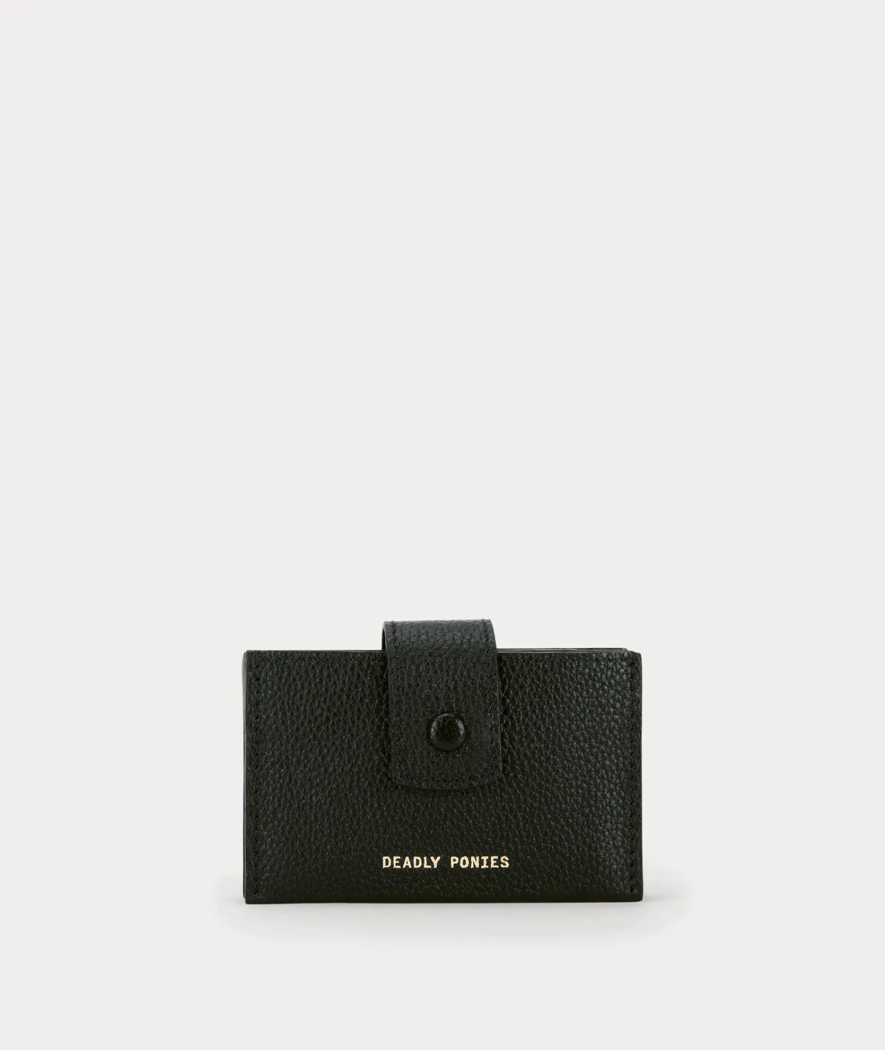 Deadly Ponies Card Cordion - Black