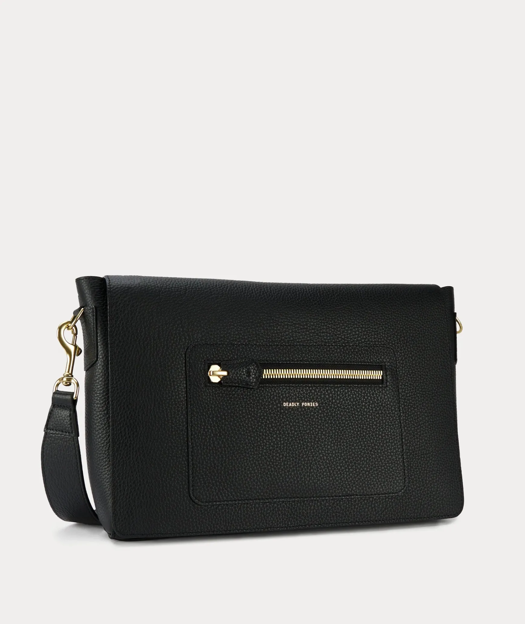 Deadly Ponies Comet Satchel - Black