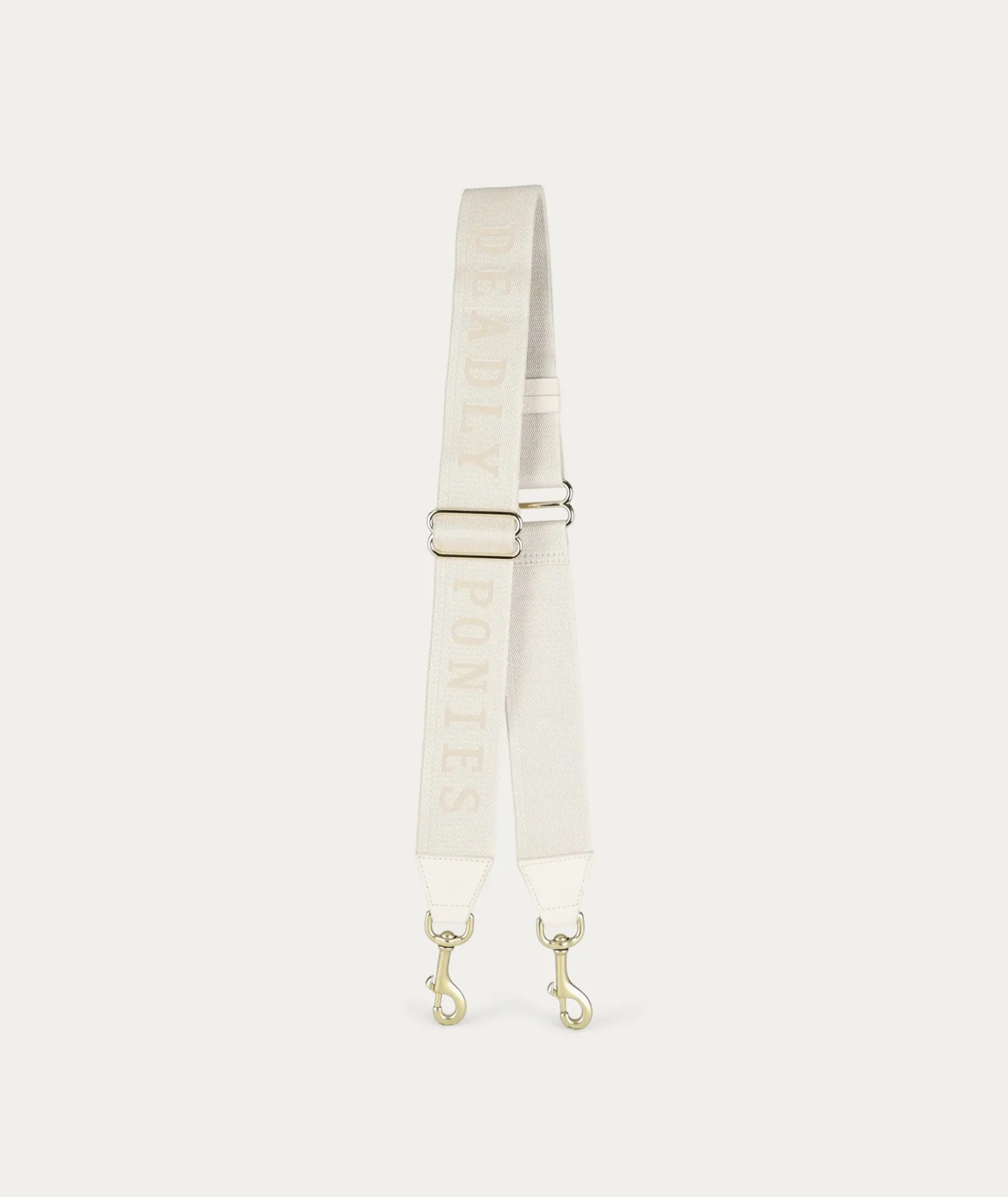 Deadly Ponies Logomania Strap - Milk