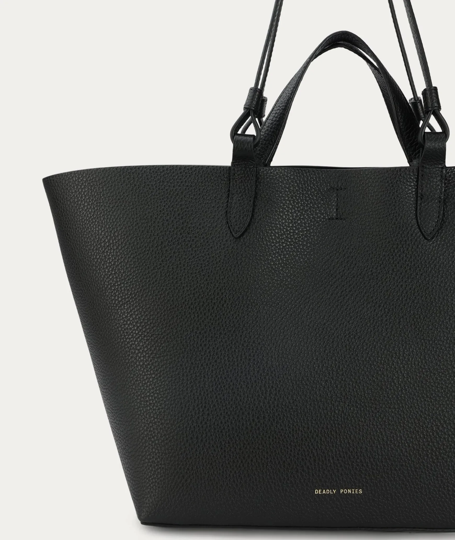 Deadly Ponies Mr Bandit Tote Maxi - Black