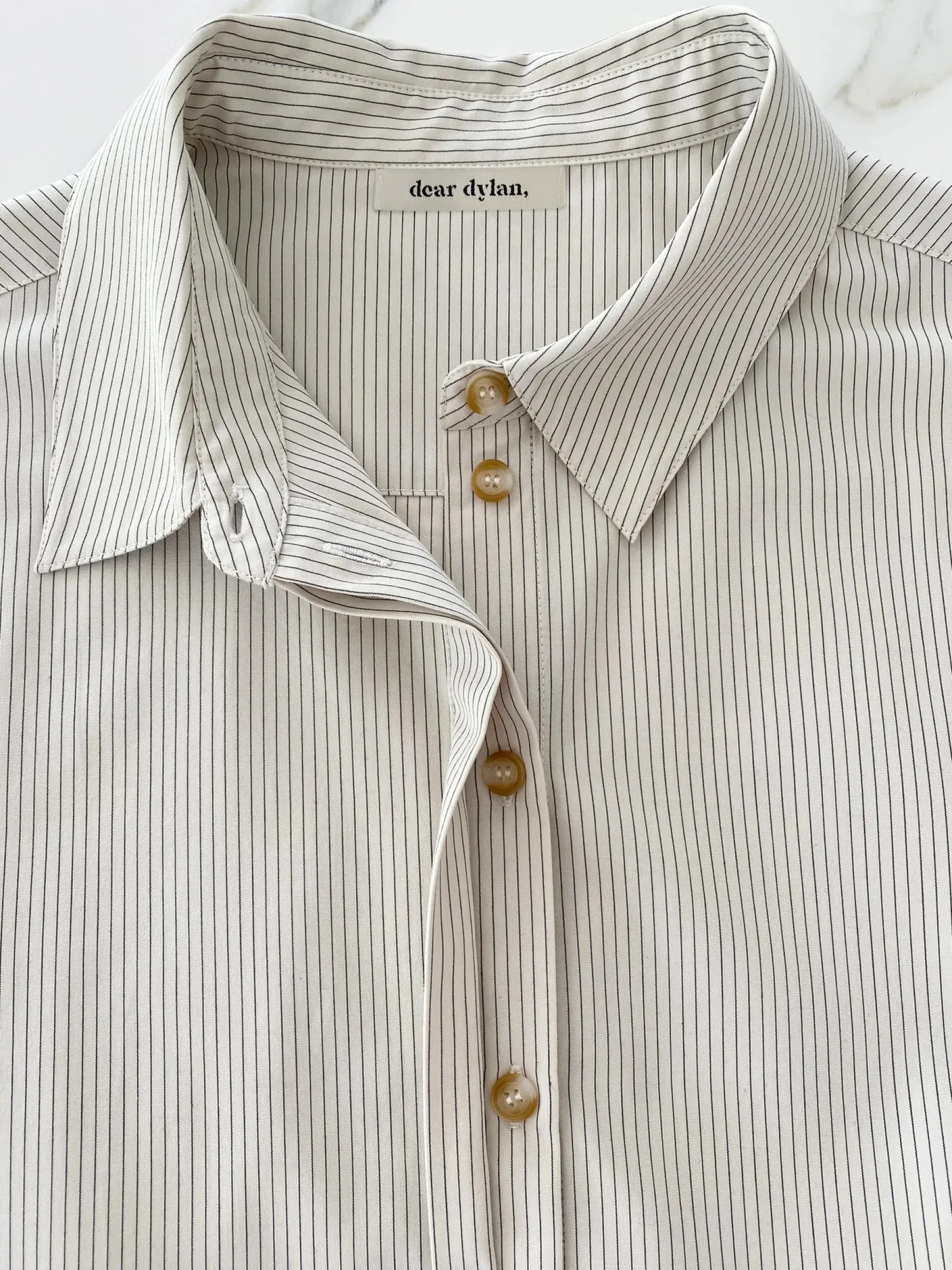 Dear Dylan Chai Stripe Shirt