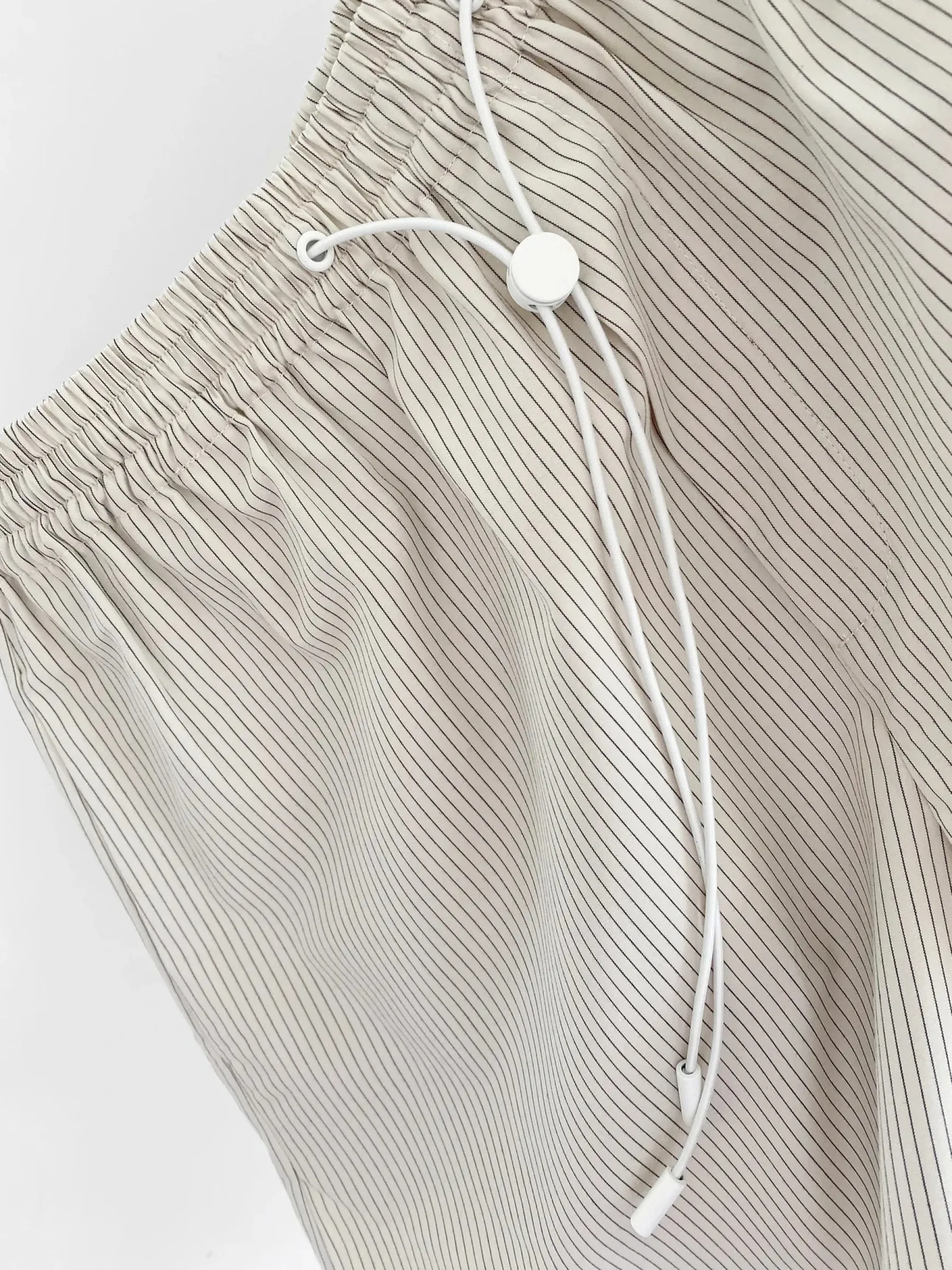 Dear Dylan Chai Stripe Toggle Short