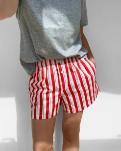 Dear Dylan Cherry Stripe Boxer Short
