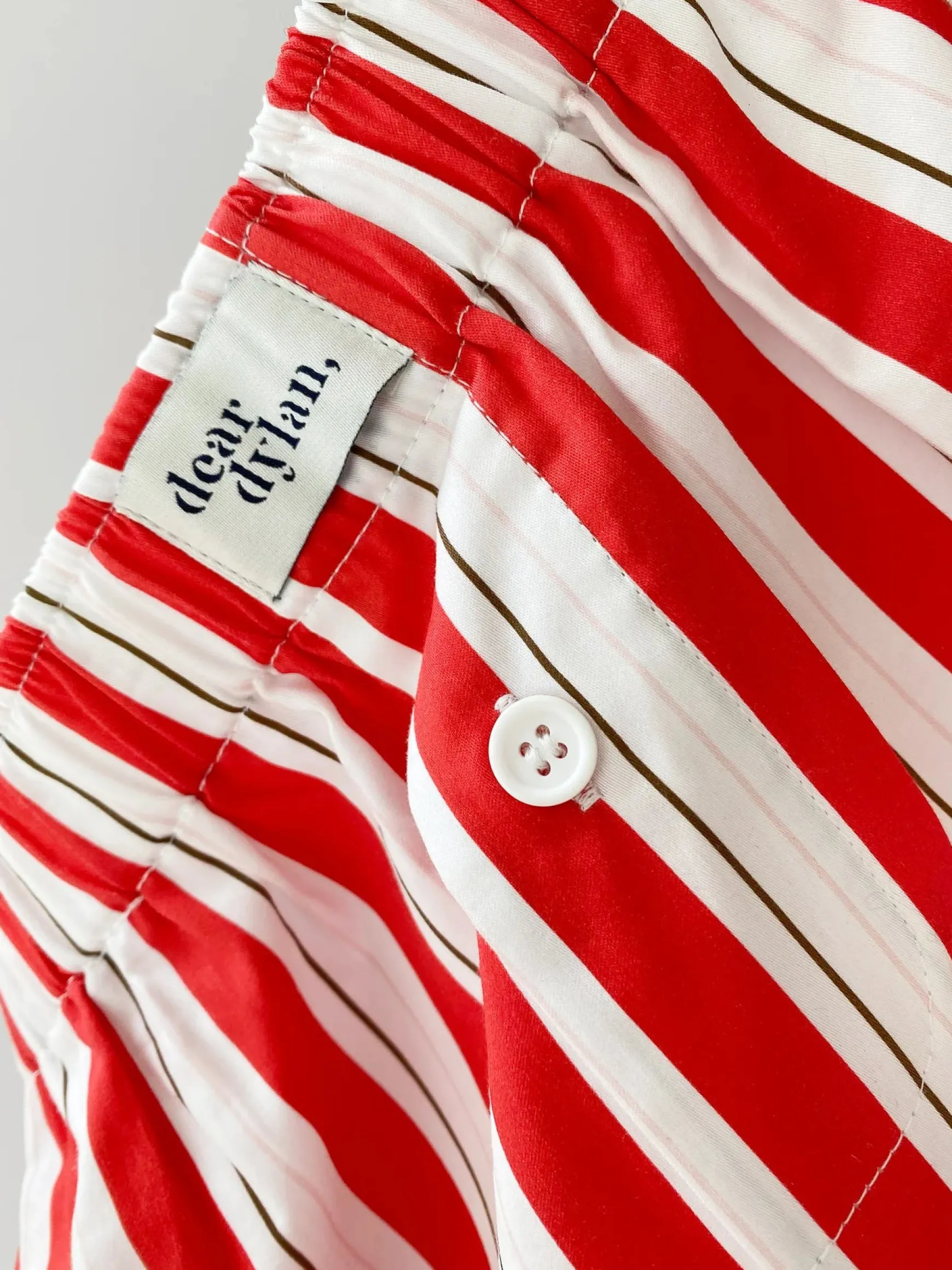 Dear Dylan Cherry Stripe Boxer Short