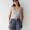 Dear Dylan Club Navy Stripe Boxer Short