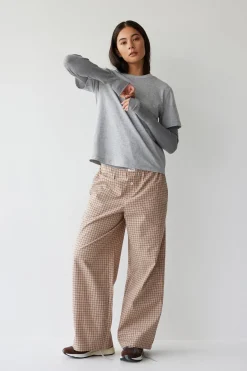 Dear Dylan Merino Long Sleeve Knit - Grey Marle
